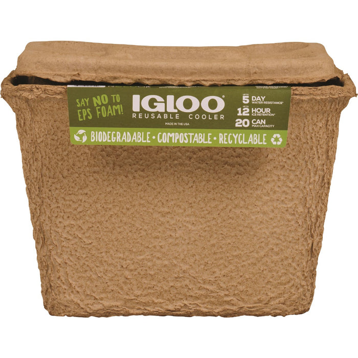 Igloo Recool 16 Qt. Recycled Paper Cooler Display