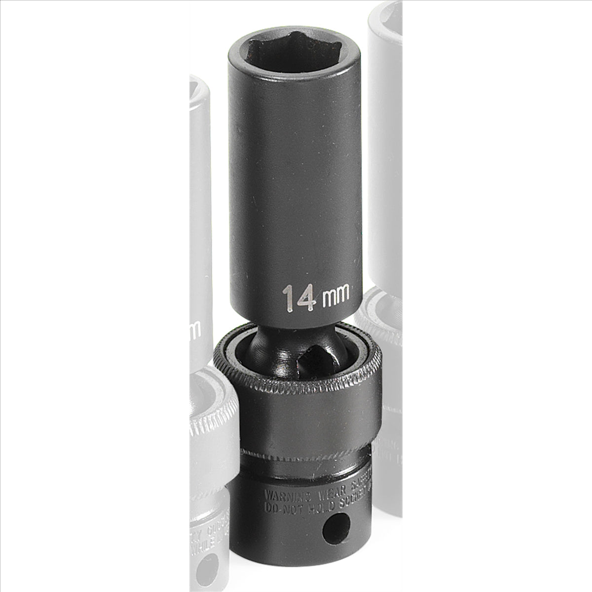 Grey Pneumatic SOC 14MM 3/8D IMP UNIV 6PT DP