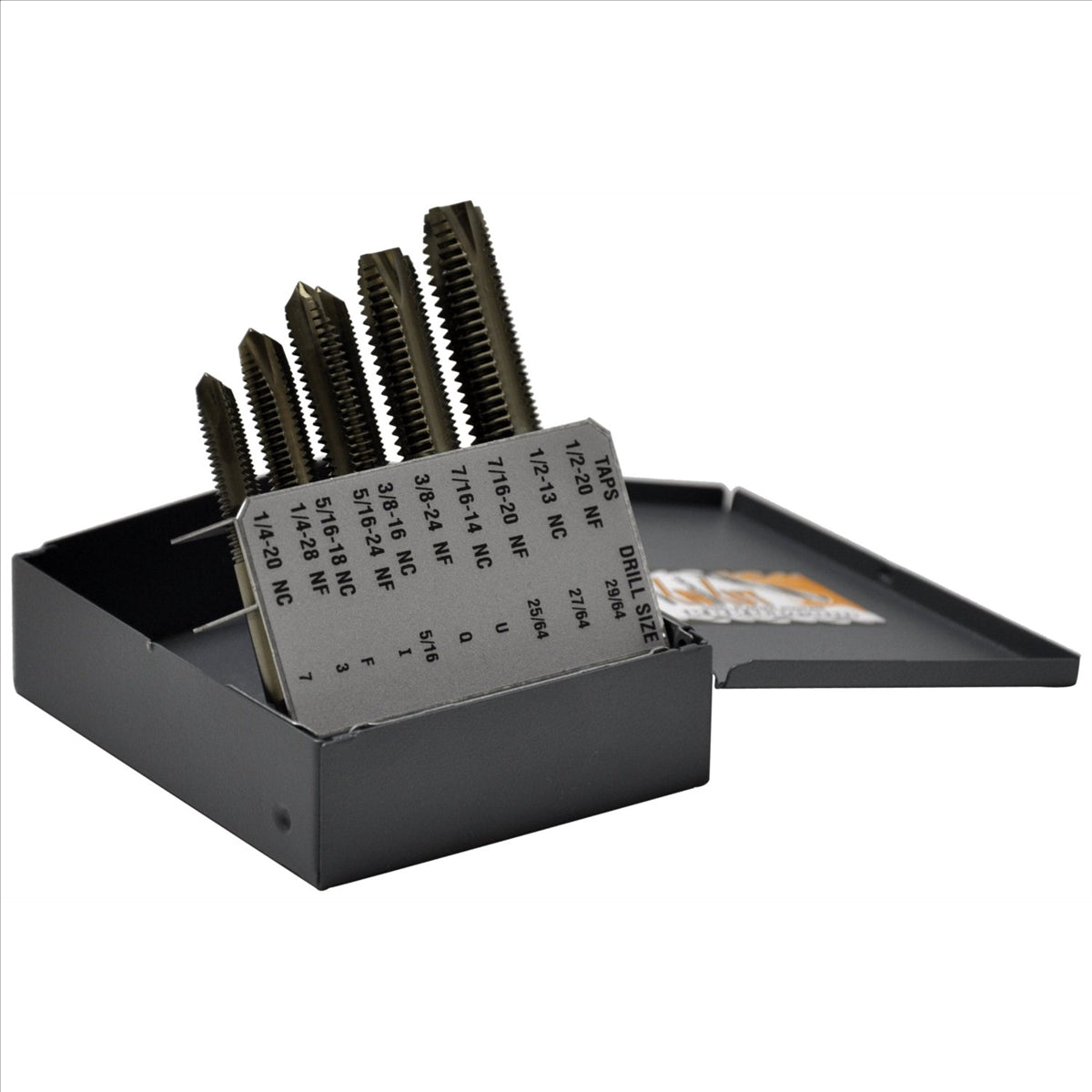 KnKut 10 Piece Spiral Point Tap Set National Course/National Fine