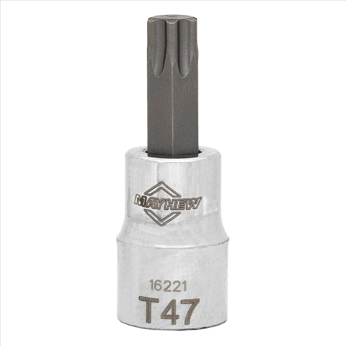 Mayhew T47 Torx® Short Insert Socket Bit, 3/8-Inch Drive