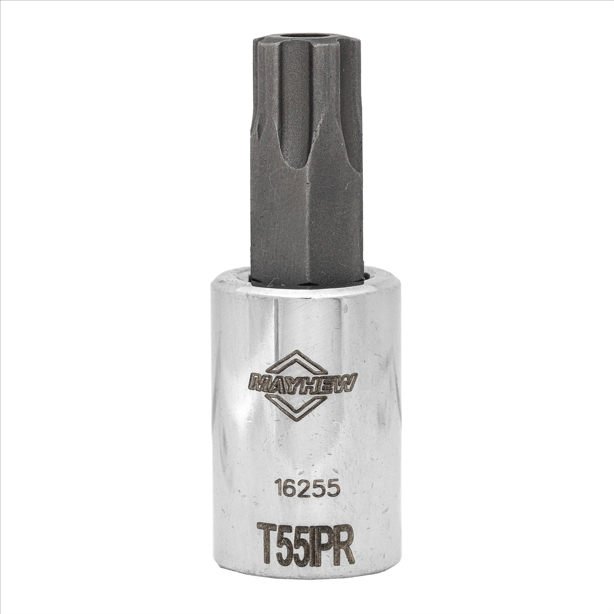 Mayhew T55IPR Tamper Torx Plus® Short Insert Socket Bit, 3/8-Inch Drive