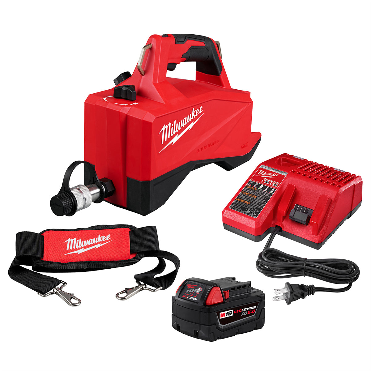 M18 Brushless Single Acting 60in3 10,000psi Hydraulic Pump (3120-21)