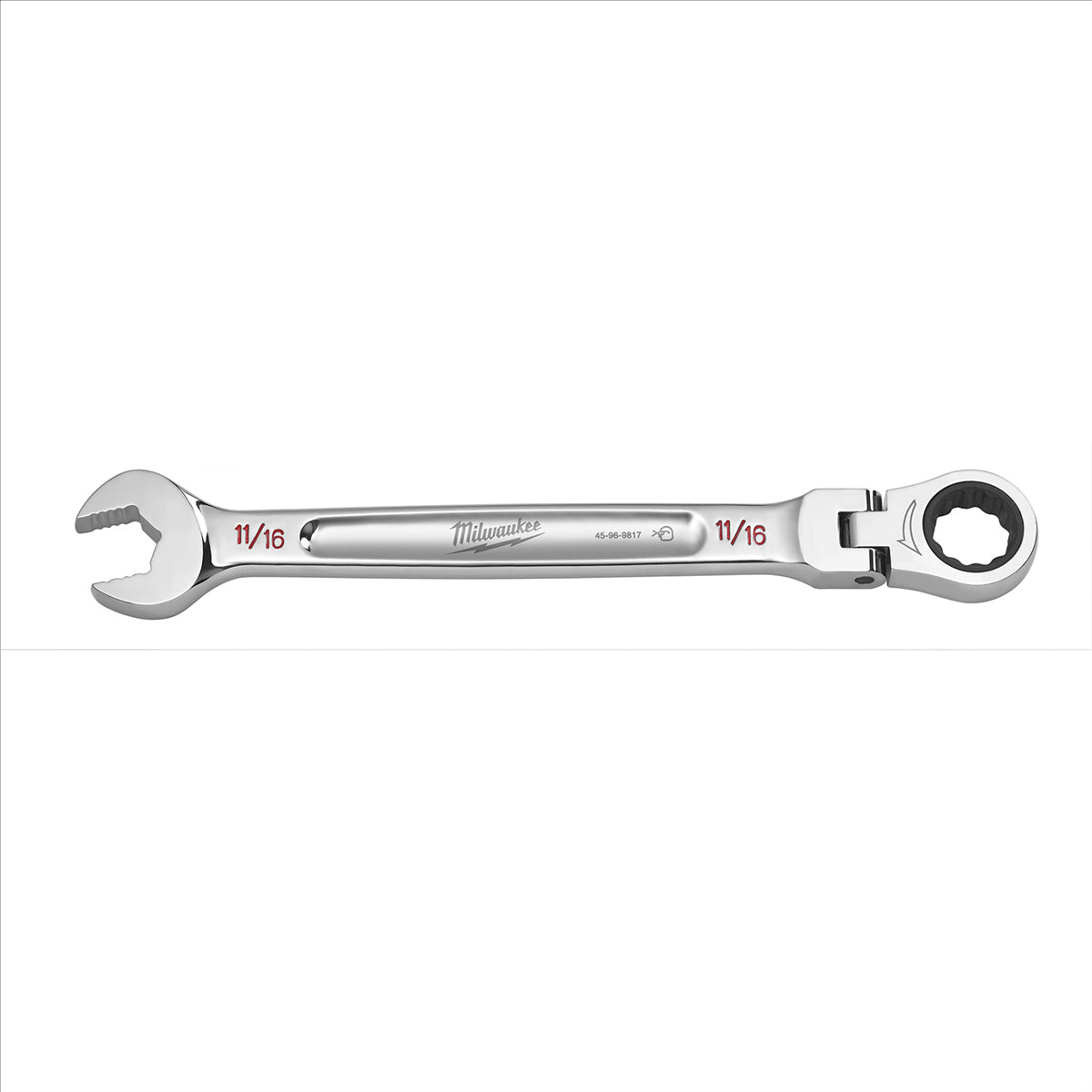 11/16" Flex Head Ratcheting Combination Wrench (45-96-9817)
