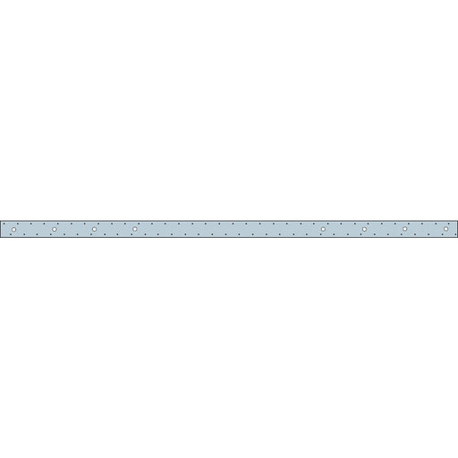 Simpson Strong-Tie 2-1/6 in. W. x 72 in. L Steel 10 Gauge Strap Tie