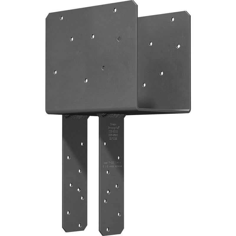 Simpson Strong-Tie 6 In. x 6 In. 7 ga Gray Paint End Column Cap