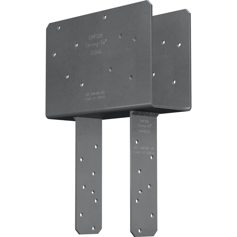 Simpson Strong-Tie 4 In. x 6 In. Galvanized Steel Column Base