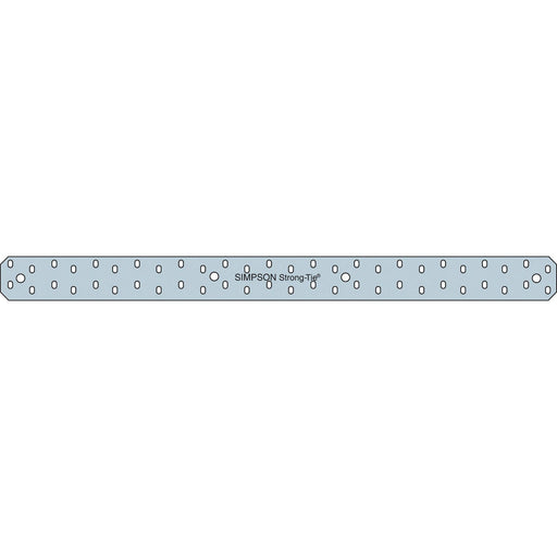 Simpson Strong-Tie 3 in. W. x 40 in. L. Steel 16 Gauge Strap Tie