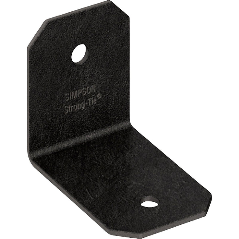 Simpson Strong-Tie Outdoor Accents Avant Collection ZMAX Black Powder-Coated 2 x 90 Deg. 14 Ga. Framing Angle