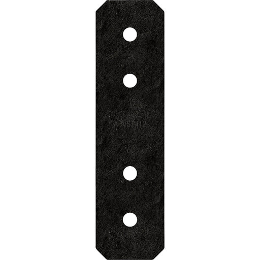Simpson Strong-Tie Outdoor Accents Avant Collection 4x 3 In. x 11-1/4 In. ZMAX Black Powder-Coated Strap