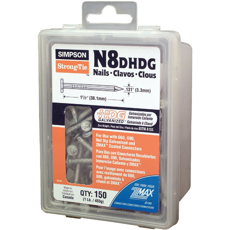 Simpson Strong-Tie 8d x 1-1/2 In. 10 ga Hot Dipped Galvanized Joist Nails (150 Ct., 1 lb)