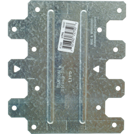 Simpson Strong-Tie 4-1/2 in. W. x 5-1/8 in. L. Galvanized Steel 20 Gauge Tie Plate