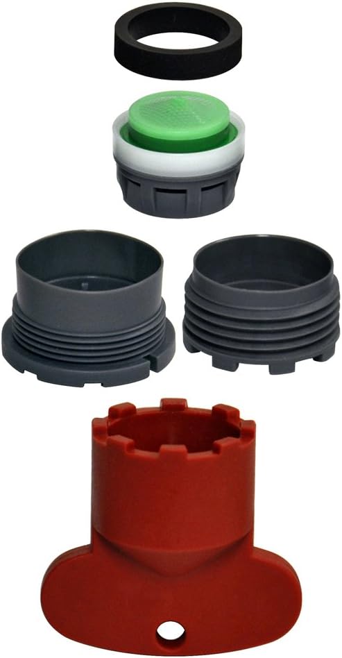 Danco Aerator Kit, 131627 x 556416 Male x Female, Plastic, 15 gpm