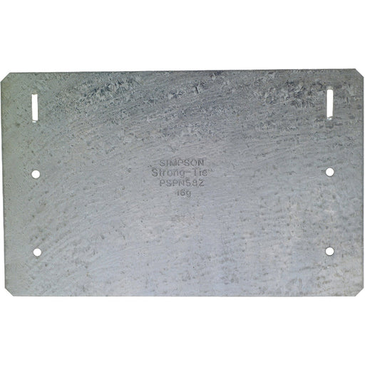 Simpson Strong-Tie 5 in. W x 8 in. L Galvanized Steel 16 Gauge Protection Plate