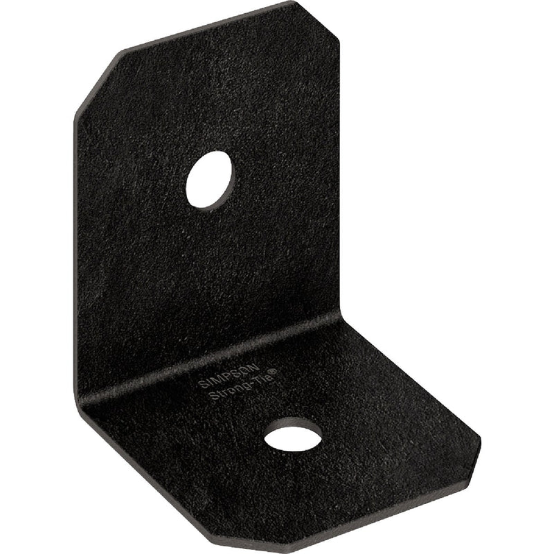 Simpson Strong-Tie Outdoor Accents Avant Collection ZMAX Black Powder-Coated 4 x 90 Deg. 12 Ga. Framing Angle
