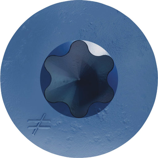 Simpson Strong-Tie Titen Turbo 3/16 in. x 1-1/4 in. 6-Lobe Flat-Head Concrete and Masonry Screw, Blue (25-Qty)