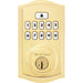 Kwikset Signature Series Traditional SmartCode Brass Electronic Deadbolt