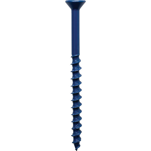 Simpson Strong-Tie Titen Turbo  3/16 in. x 1-3/4 in. 6-Lobe Flat-Head Concrete and Masonry Screw, Blue (8-Qty)