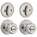 Kwikset Tylo Satin Chrome Deadbolt and Door Knob Combo
