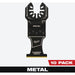 Milwaukee OPEN-LOK 1-3/8 In. Titanium Enhanced Carbide Metal Cutting Oscillating Blade (10-Pack)