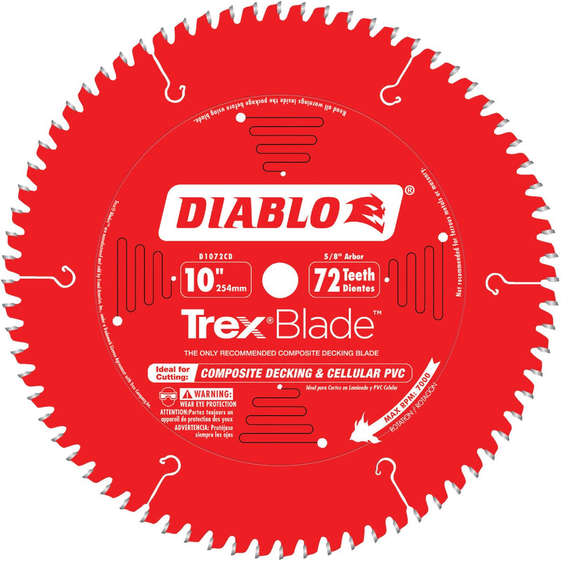 Diablo TrexBlade 10 In. 72-Tooth Circular Saw Blade