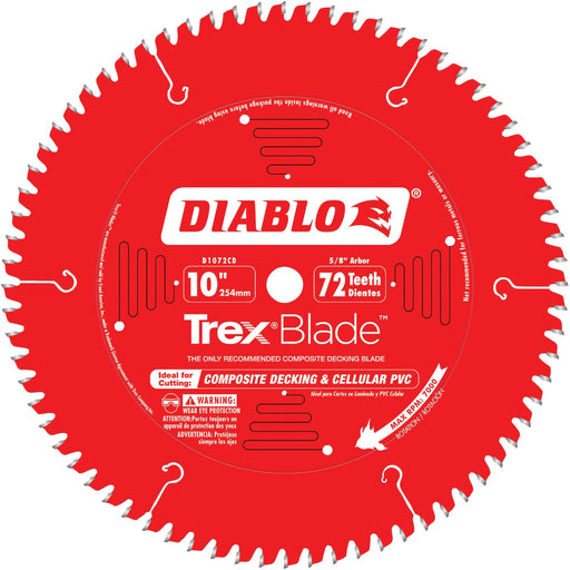 Diablo TrexBlade 10 In. 72-Tooth Circular Saw Blade
