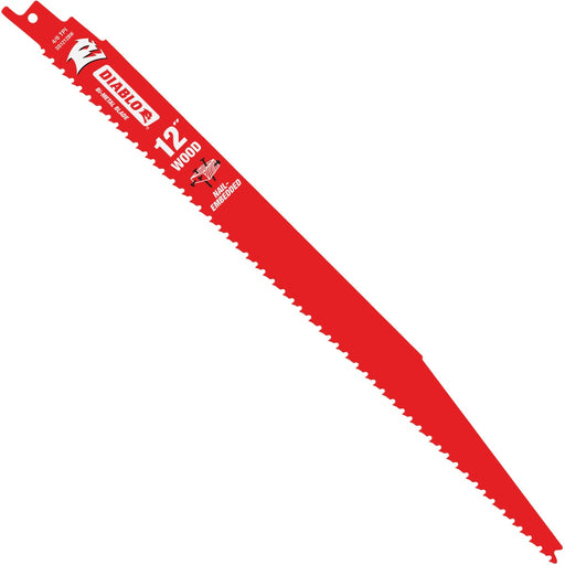 Diablo Demo Demon 12 In. 4/6 TPI Bi-Metal Nail-Embedded Wood Reciprocating Saw Blade (5-Pack)