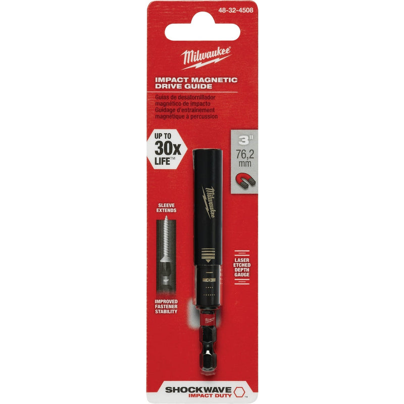 Milwaukee SHOCKWAVE 3 In. Magnetic Drive Guide Bit Holder