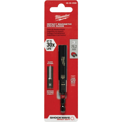 Milwaukee SHOCKWAVE 3 In. Magnetic Drive Guide Bit Holder