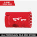 Milwaukee Diamond Plus 1-1/4 In. Diamond Grit Hole Saw