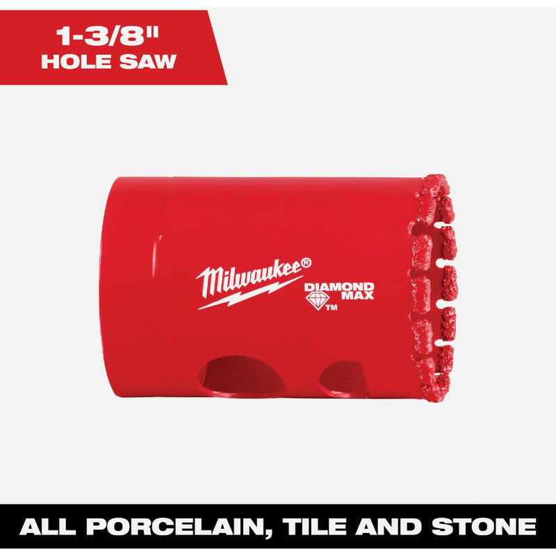 Milwaukee Diamond Plus 1-3/8 In. Diamond Grit Hole Saw