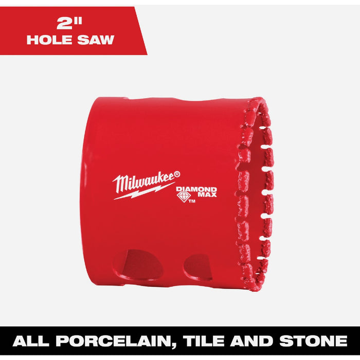 Milwaukee Diamond Plus 2 In. Diamond Grit Hole Saw