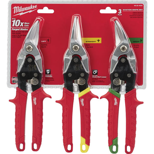Milwaukee Aviation Snip Set (3-Piece)
