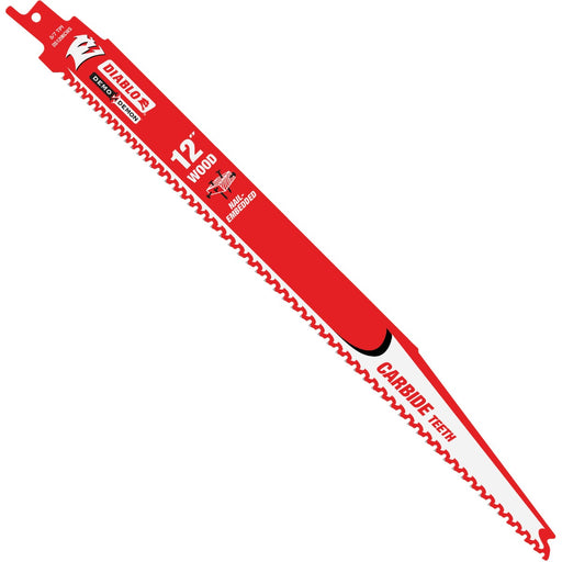 Diablo Demo Demon 12 In. 6 TPI Carbide Reciprocating Saw Blade (3-Pack)