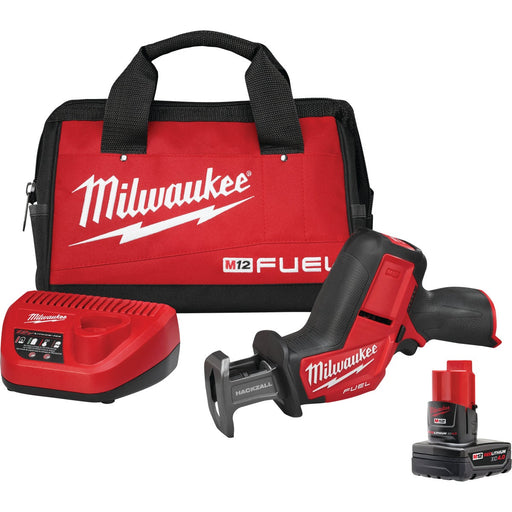 Milwaukee M12 HACKZALL Brushless Cordless Reciprocating Saw Kit with 4.0 Ah Battery & Charger