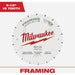 Milwaukee 5-1/2 In. 18-Tooth Framing Circular Saw Blade