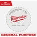 Milwaukee 12 In. 44-Tooth General Purpose Circular Saw Blade