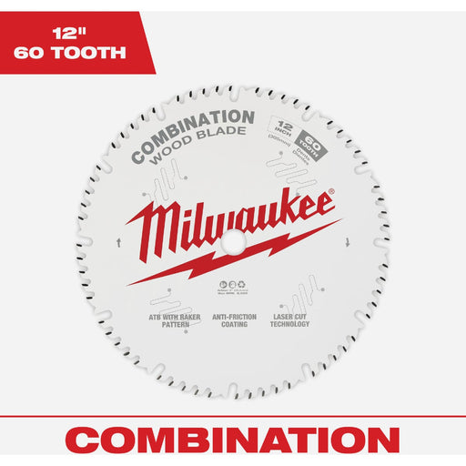 Milwaukee 12 In. 60-Tooth Combination Circular Saw Blade