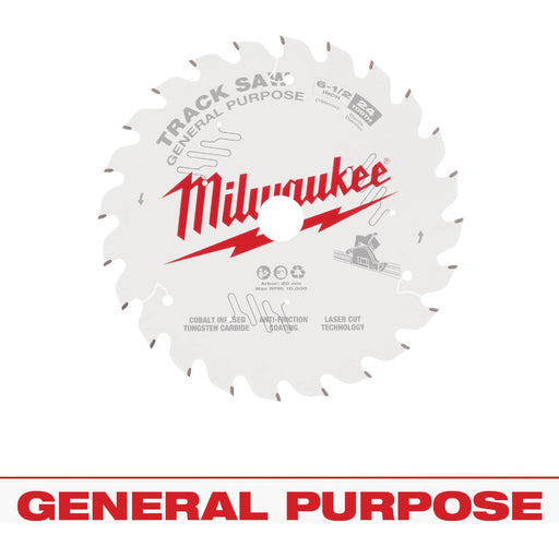 Milwaukee 6-1/2 In. 24-Tooth General Purpose Track Saw Blade