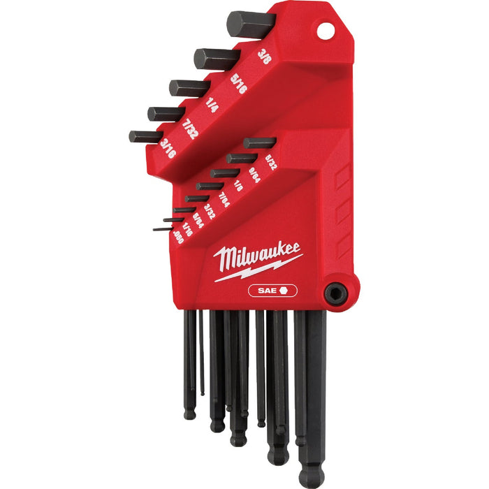 Milwaukee SAE Ball-End L-Style Hex Key Set (13-Piece)