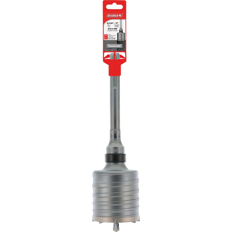 Diablo SDS-MAX 3-1/4 In. x 7 In. Carbide-Tipped Core Rotary Hammer Drill Bit