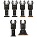 Milwaukee OPEN-LOK Multi-Tool General Purpose Oscillating Blade Assortment (6-Piece)