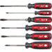 Milwaukee Cushion Grip Screwdriver Set (6-Piece)