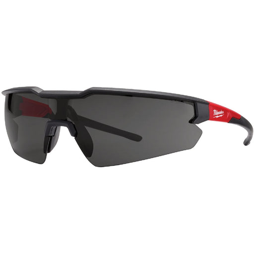 Milwaukee Red & Black Frame Safety Glasses with Tinted Fog-Free Lenses