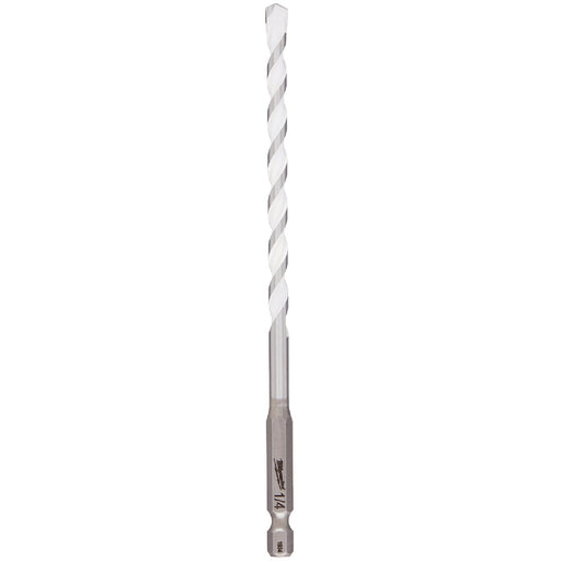 Milwaukee SHOCKWAVE 1/4 In. x 6 In. Impact Duty Carbide Multi-Material Hex Shank Drill Bit