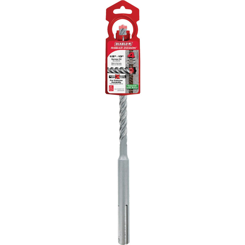 Diablo Rebar Demon 1/2 In. x 13 In. SDS-Max Full Carbide Rotary Hammer Drill Bit