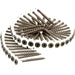 Senco DuraSpin #8 x 2 In. Square Drive Flat Collated Deck Screw, Exterior/Tan Finish (1000 Ct.)