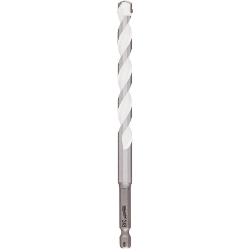 Milwaukee SHOCKWAVE 3/8 In. x 6 In. Impact Duty Carbide Multi-Material Hex Shank Drill Bit