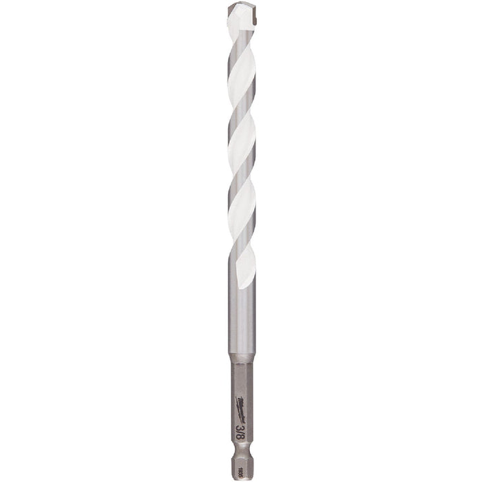 Milwaukee SHOCKWAVE 3/8 In. x 6 In. Impact Duty Carbide Multi-Material Hex Shank Drill Bit