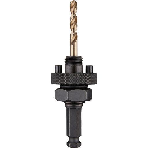 Milwaukee HOLE DOZER 7/16 In. Hex Shank Hole Saw Mandrel Fits Hole Saws 1-1/4 In. and Larger