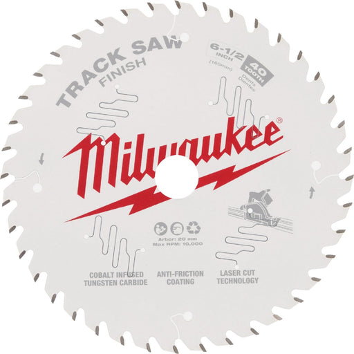 Milwaukee 6-1/2 In. 40-Tooth Finish Track Saw Blade